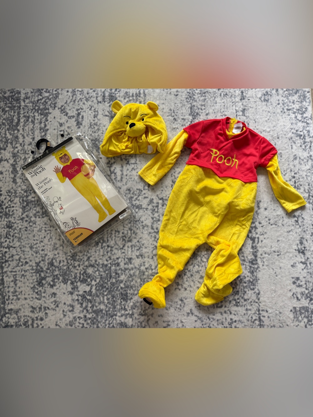 Disney Winnie the Pooh Yellow and Red Kids Costume